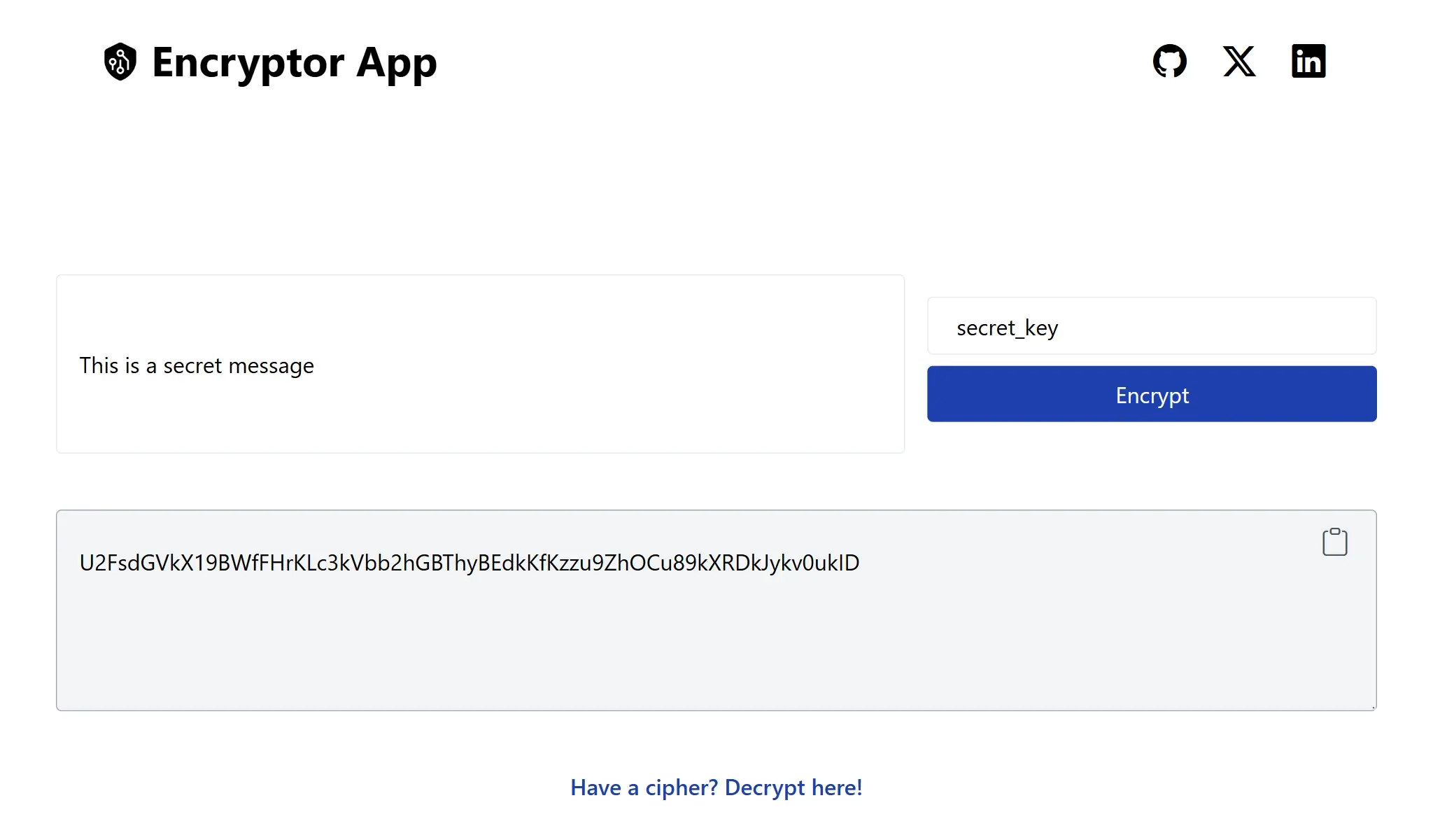 Encryptor App